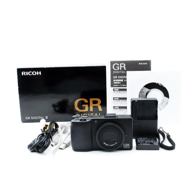 【箱付き】 RICOH GR DIGITAL III コンパクト デジタルカメラ