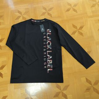 ブラックレーベルクレストブリッジ(BLACK LABEL CRESTBRIDGE)のBLACK LABEL CRESTBRIDGE カットソー L 黒 新品 未使用(Tシャツ/カットソー(七分/長袖))