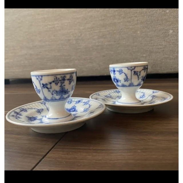 セット売りロイヤルコペンハーゲン ブルーフルーテッド プレイン皿付
