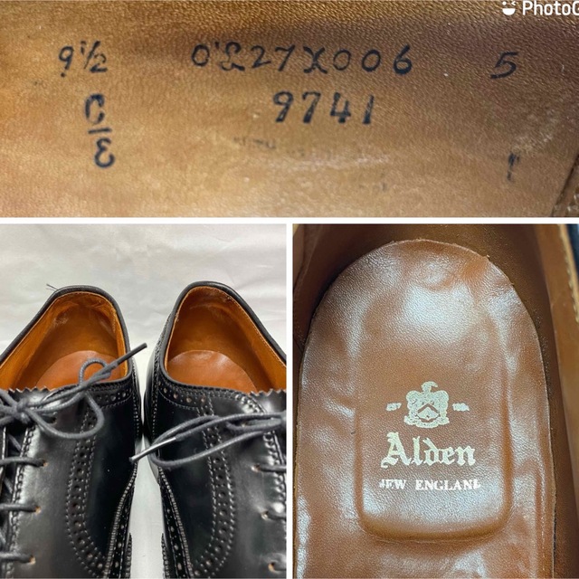 【希少 美品】ALDEN オールデン9741 ウイングチップ コードヴァン