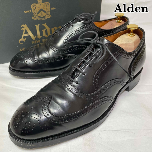 希少 美品】ALDEN オールデン9741 ウイングチップ コードヴァン-