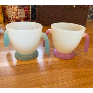 コンビマグカップ　色違いペア【中古】(マグカップ)