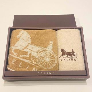 セリーヌ(celine)の未使用品 セリーヌ CELINE フェイスタオル ウォッシュタオル セット(タオル/バス用品)