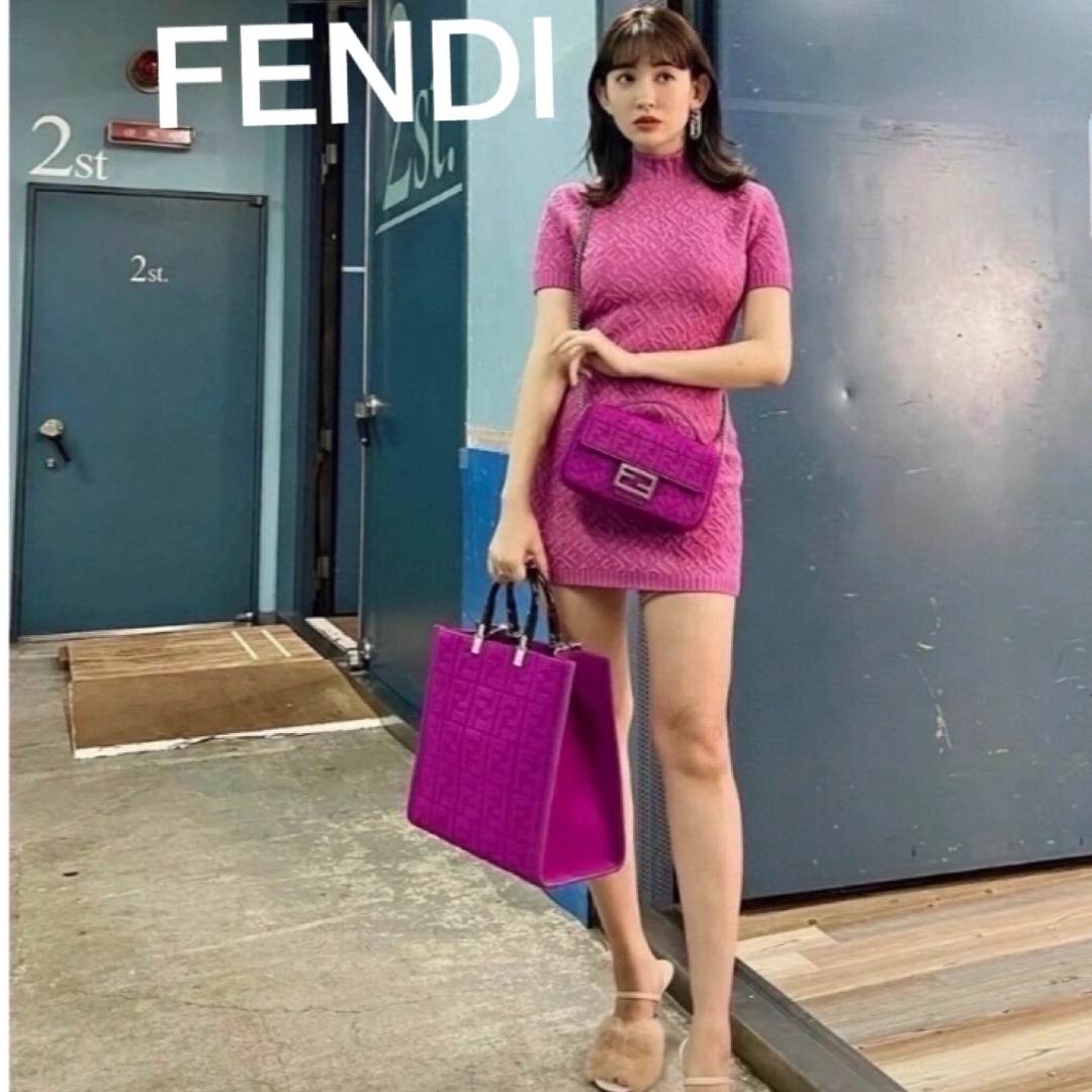 FENDI(フェンディ)のFendiニットワンピース レディースのワンピース(ミニワンピース)の商品写真