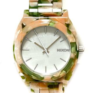 ニクソン(NIXON)のニクソン 腕時計 - 15A レディース 白(腕時計)