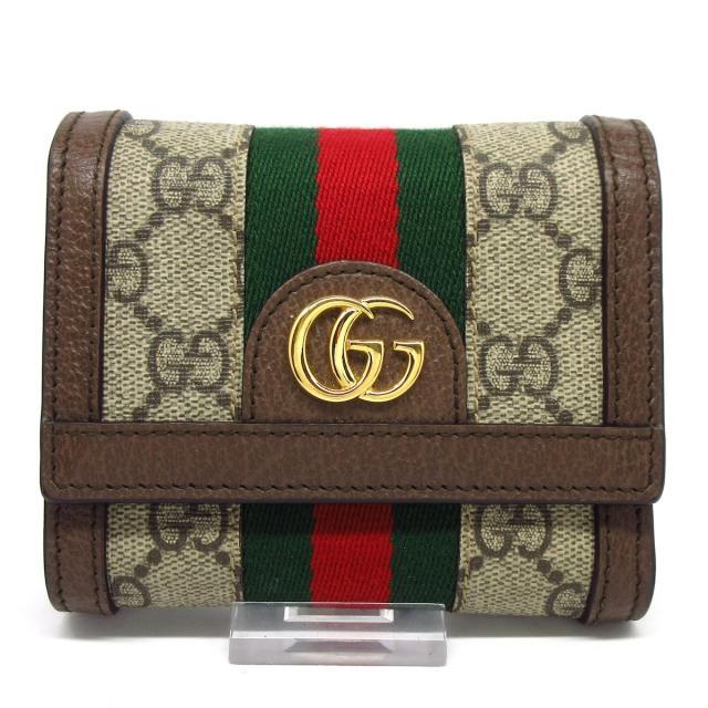 グッチ 3つ折り財布美品 オフィディア-