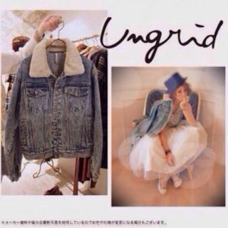 アングリッド(Ungrid)のUngrid ボアGジャン(Gジャン/デニムジャケット)