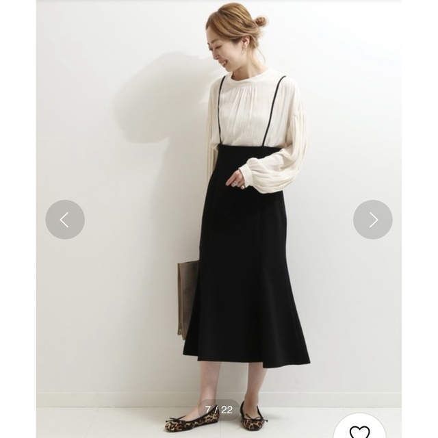 Noble NOBLE ショルダーストラップサロペットマーメイドスカートの通販 by まー's shop｜ノーブルならラクマ