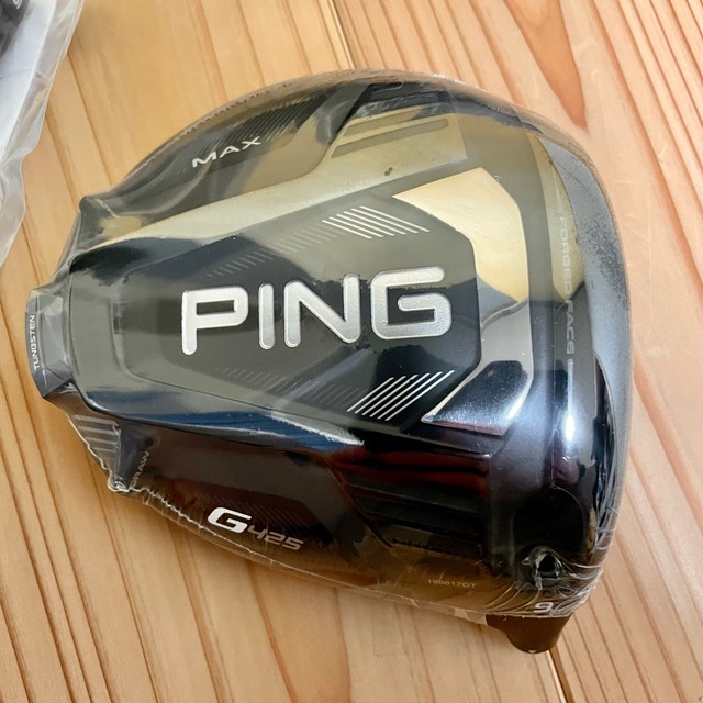 未使用 PING G425 MAX 9° ドライバーヘッド カバー、レンチ付