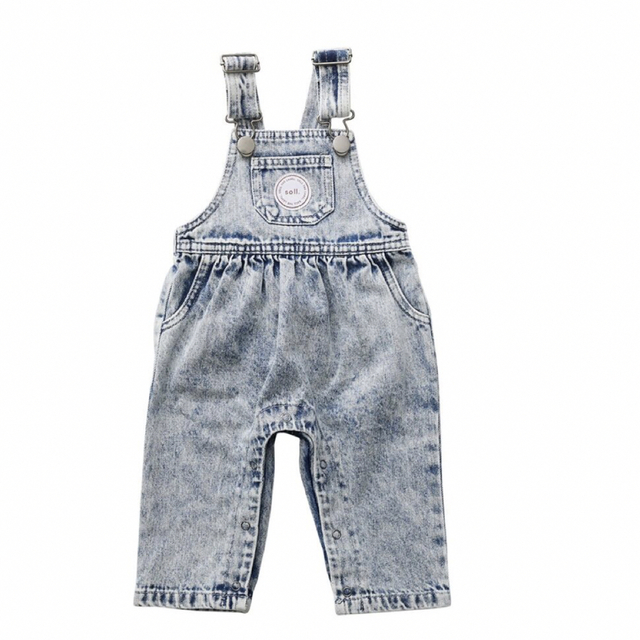 Ron Herman(ロンハーマン)の新品未使用Soll Club Denim Overalls 海外子供服ブランド キッズ/ベビー/マタニティのキッズ服男の子用(90cm~)(パンツ/スパッツ)の商品写真