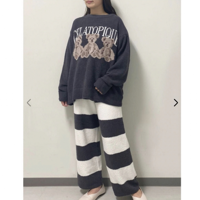 公式通販 ジェラートピケ モチーフジャガードプルオーバー ロング