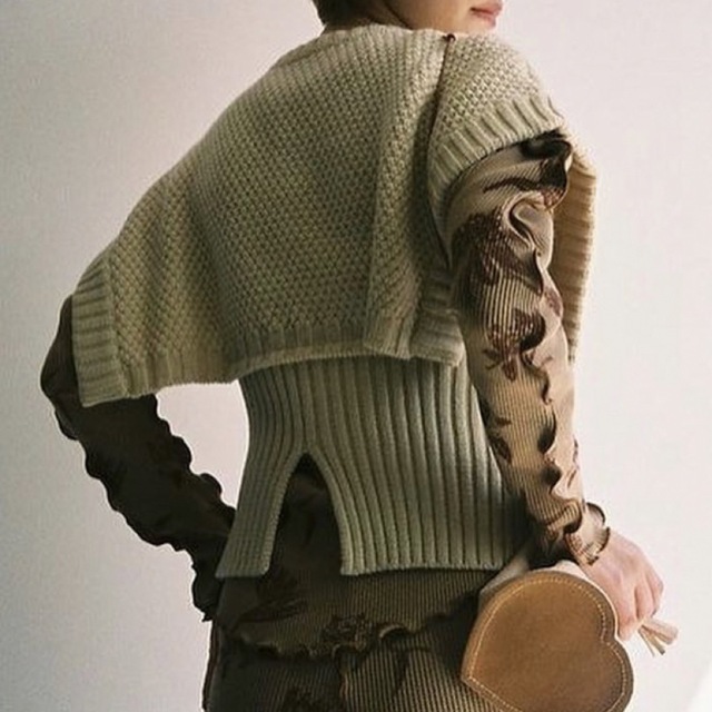 DECO depuis 1985 3G CORSET knit vest レディースのトップス(ベスト/ジレ)の商品写真