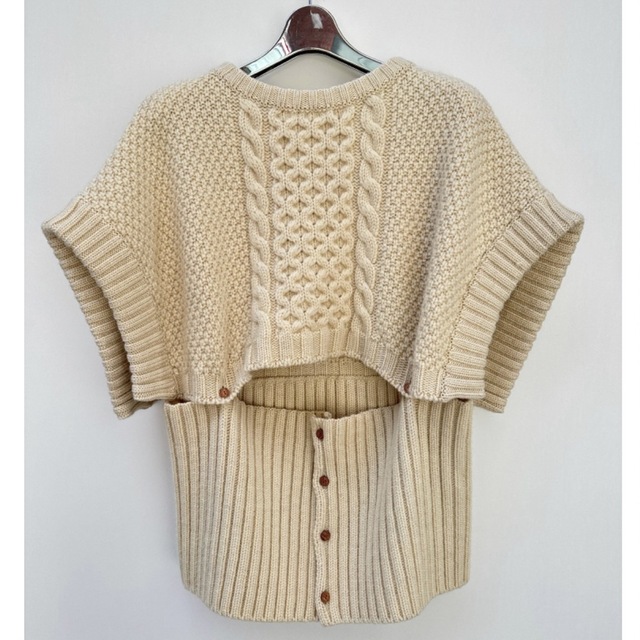 DECO depuis 1985 3G CORSET knit vest レディースのトップス(ベスト/ジレ)の商品写真