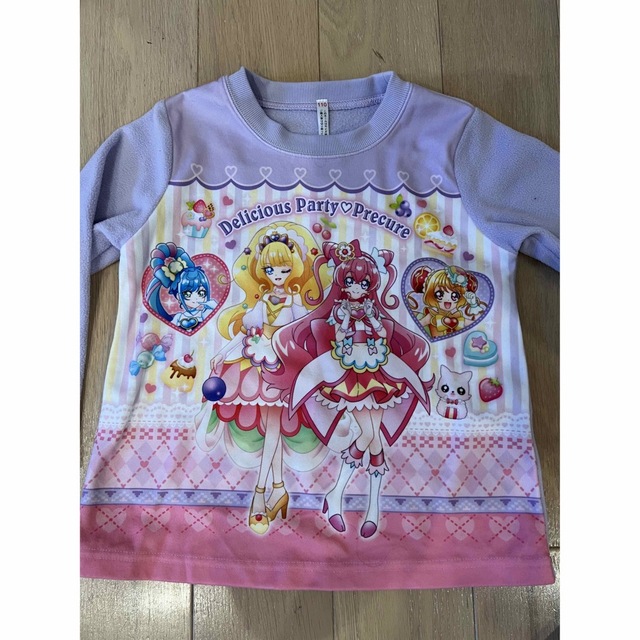 BANDAI(バンダイ)のデリシャパーティープリキュア　パジャマ　110 キッズ/ベビー/マタニティのキッズ服女の子用(90cm~)(パジャマ)の商品写真