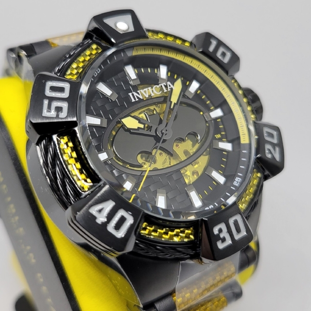 Invicta 52mm DC Comics バットマン/ボルト オートマチック