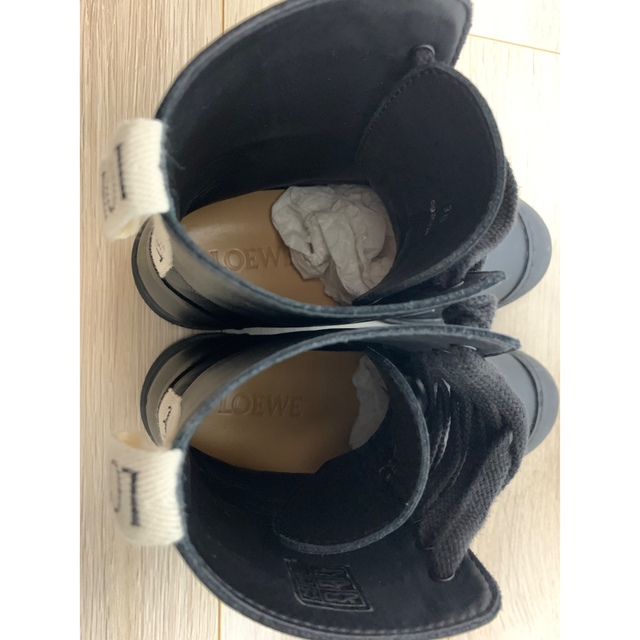 LOEWE ロエベ レースアップ コンバットブーツ 36