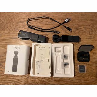 ゴープロ(GoPro)のDJI OSMO POCKET フィルターセット 128G SDカード付き(ビデオカメラ)