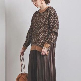 ユナイテッドアローズ(UNITED ARROWS)のUWSC モールジャカードニット ユナイテッドアローズ(ニット/セーター)