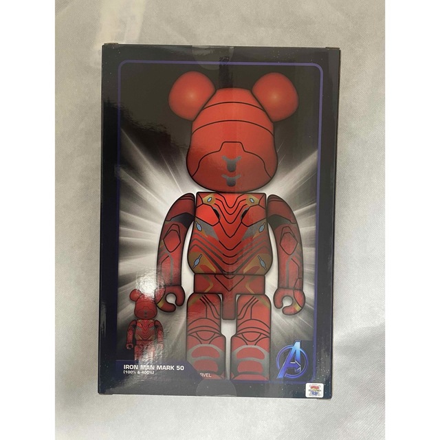 BE@RBRICK IRON MAN MARK 50 100％&400％ 2体