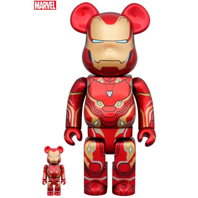 BE@RBRICK - 新品 IRON MAN BE@RBRICK MARK 50 100% 400%の通販 BE@RBRICK - 新品 IRON MAN BE@RBRICK MARK 50 100% 400%の通販