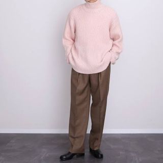 AURALEE - WOOL BABY CAMEL BRUSHED YARN KNIT TURTLEの通販 by m's