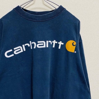 カーハート(carhartt)の一点物　メキシコ製　カーハート(CARHARTT) デカロゴ  ロンT(Tシャツ/カットソー(七分/長袖))