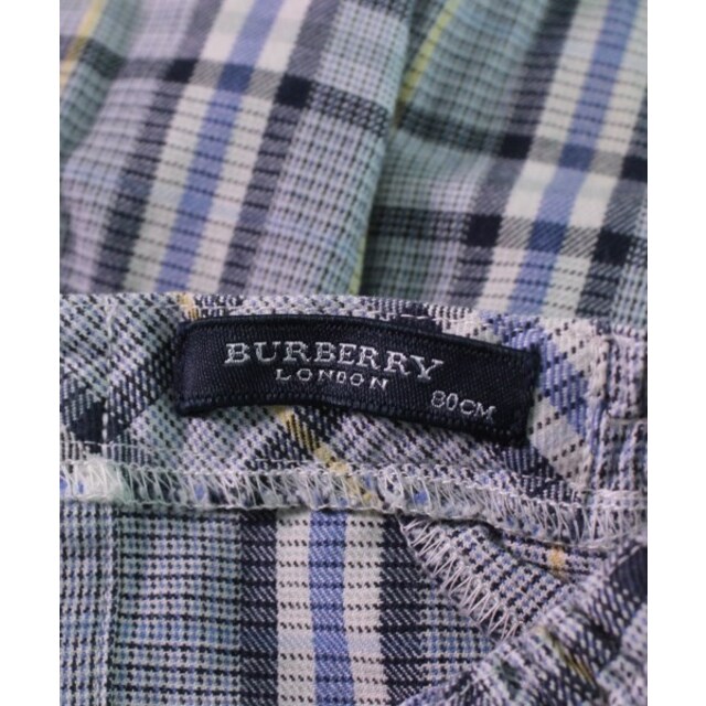 BURBERRY(バーバリー)のBURBERRY バーバリー パンツ（その他） 80 青x白(チェック) 【古着】【中古】 キッズ/ベビー/マタニティのキッズ服女の子用(90cm~)(パンツ/スパッツ)の商品写真