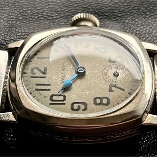 ボトムを作り続け40年 1913年製 Waltham 14金張り軍用時計 ミリタリー