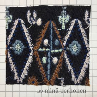 ミナペルホネン(mina perhonen)のミナペルホネン　mina perhonen ★ forest diamond ♡(生地/糸)