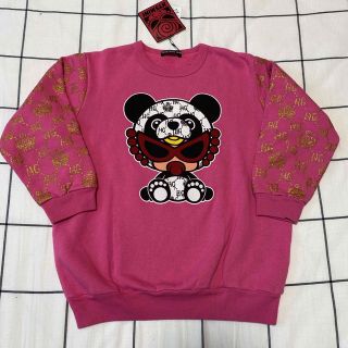 ヒステリックミニ(HYSTERIC MINI)の新品☆ヒステリックミニ  PANDAMANIA 裏起毛トレーナー120L(Tシャツ/カットソー)