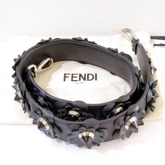 FENDI ストラップユー ショルダーストラップ フラワー スタッズ  11