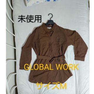 グローバルワーク(GLOBAL WORK)のGLOBAL WORK、シャツ、サイズM、未使用(シャツ/ブラウス(長袖/七分))