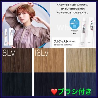 シセイドウ(SHISEIDO (資生堂))のアルティスト　ヘアカラー　白髪染め　⭐️ホワイトブリーチあります　【ネイビー】(カラーリング剤)