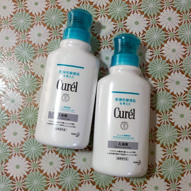 Curel(キュレル)のキュレルの入浴剤２本セット　新品未開封　送料込み コスメ/美容のボディケア(入浴剤/バスソルト)の商品写真