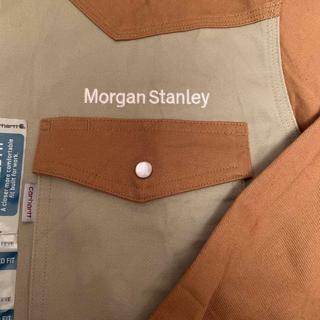 carhartt(カーハート)の"carhartt" x "Morgan Stanley" ワークシャツ XL メンズのトップス(シャツ)の商品写真