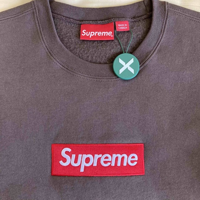 Supreme Box Logo Crewneck  Large Grey