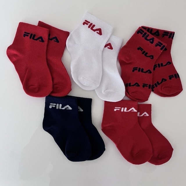 FILA(フィラ)のFILA kids/baby 靴下　ベビー　キッズ キッズ/ベビー/マタニティのこども用ファッション小物(靴下/タイツ)の商品写真