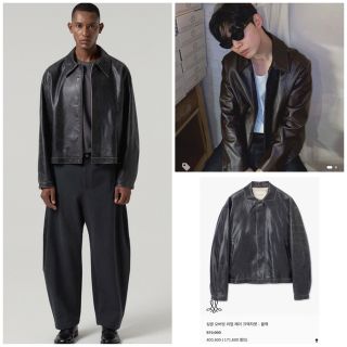 ジョンローレンスサリバン(JOHN LAWRENCE SULLIVAN)の【定価50000円】 LEMARD Vintage leather jacket(レザージャケット)