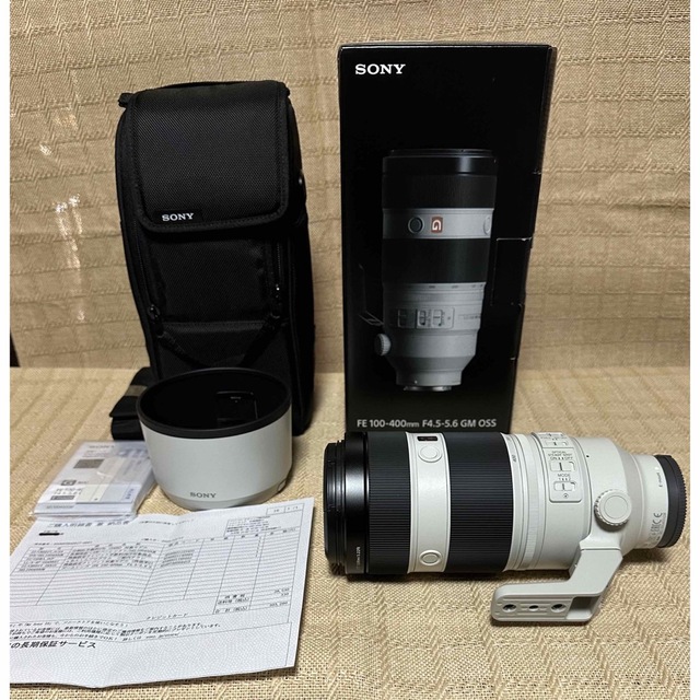 新品 Sony FE100-400mm F4.5-5.6 GM OSS