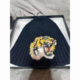 GUCCIタイガー、ニット帽子新品未使用正規品 pequenoprincipe.com.br