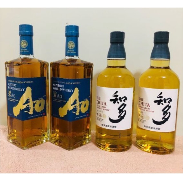 サントリー ワールド ウイスキー 碧 Ao  & 知多 700ml 各2本