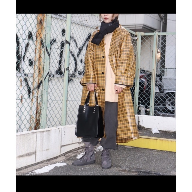 クリスマスファッション HENRIK チェックコート - VIBSKOV ロング