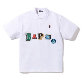 アベイシングエイプ(A BATHING APE)のBAPE MULTI FONTS RELAXED FIT POLO(ポロシャツ)