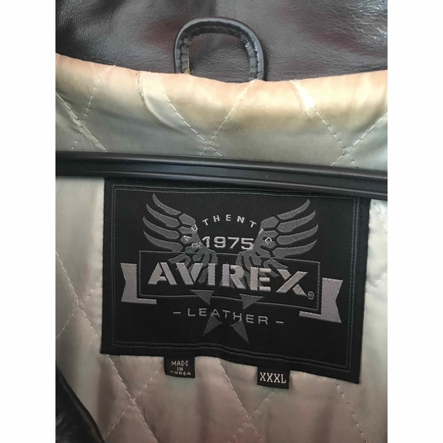 AVIREX(アヴィレックス)の激レア　AVIREX レザージャケット メンズのジャケット/アウター(レザージャケット)の商品写真