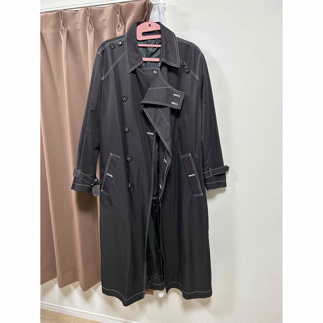 JOHN LAWRENCE SULLIVAN(ジョンローレンスサリバン)のYUKI HASHIMOTO CROSSOVER TRENCH COAT メンズのジャケット/アウター(トレンチコート)の商品写真