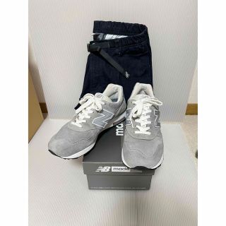 ニューバランス(New Balance)の【おまけ付き】ニューバランス M1400 27.5  グレイ オールスェード(スニーカー)