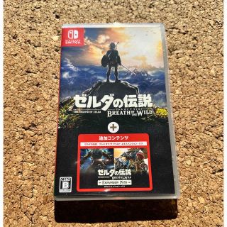 ニンテンドースイッチ(Nintendo Switch)のゼルダの伝説　ブレスオブザワイルド＋エキスパンションパス(家庭用ゲームソフト)