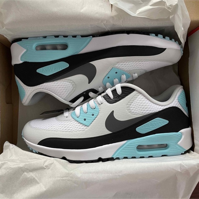 海外限定 26.5cm NIKE AIR MAX 90G ティファニーブルー 白 6