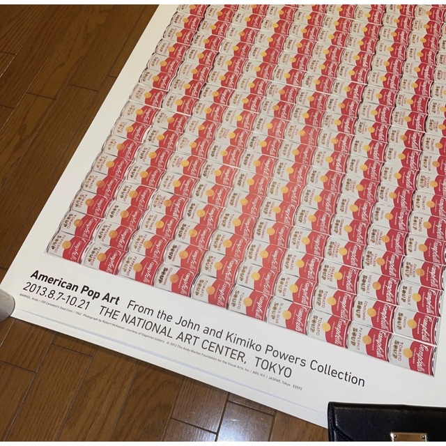 アメリカンポップアート展 キャンベルスープ缶ポスター B1 アンディ