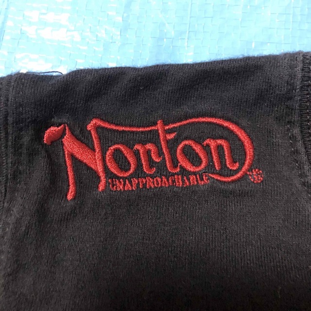 Norton(ノートン)のレアKIDS Norton 刺繍&プリント長袖シャツ 150cm ロンＴ　クール キッズ/ベビー/マタニティのキッズ服男の子用(90cm~)(Tシャツ/カットソー)の商品写真